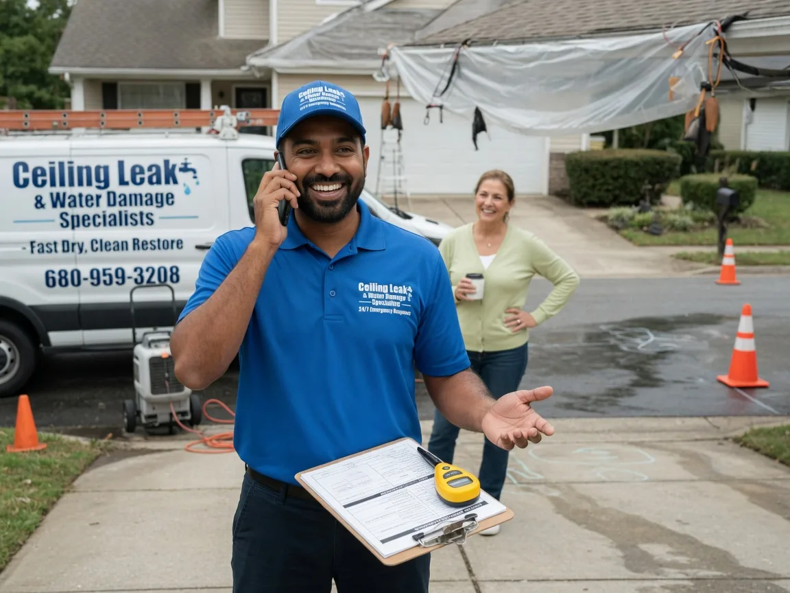 Ceiling Leak Cleanup Loveland, OK FAQs